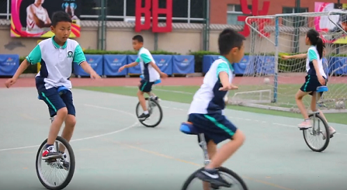 第三届京城中小学活力社团展播 | 新升学校独轮车