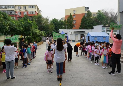 丰台区角门小学进行2020年秋季一年级新生入学培训