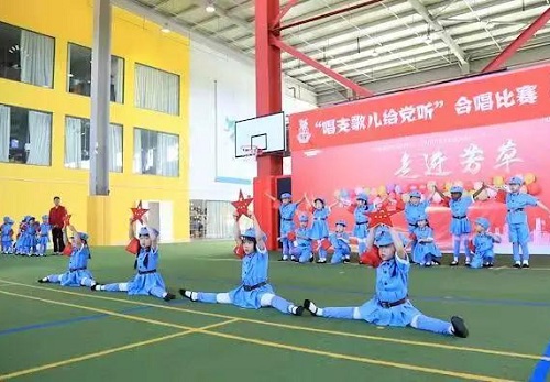北京芳草外国语学校庆祝建党100周年红歌合唱比赛激情唱响