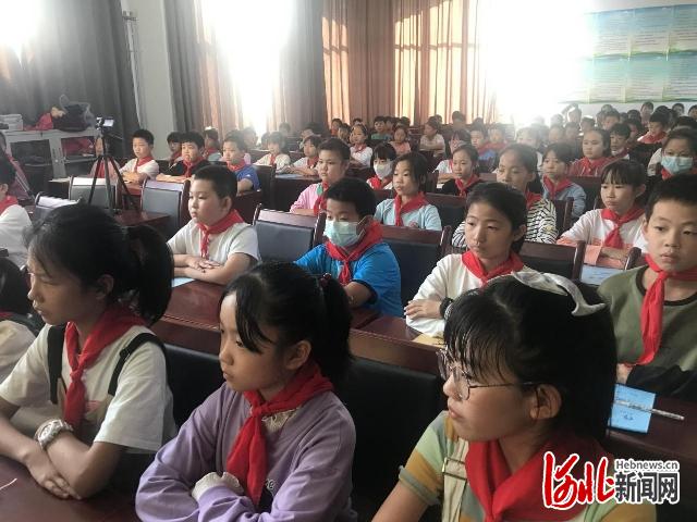 河北清河县长江小学开展党史学习教育