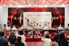 运河小梨花筝乐团20余名学生参加音乐会献礼建国73周年