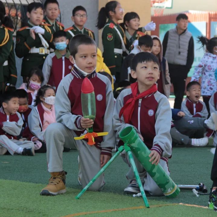 蒲黄榆第一小学举行第十一届校园科技节开幕式