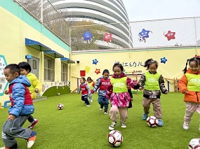 北京市东城区春江幼儿园举办线上足球活动