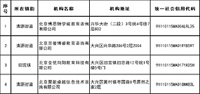 北京市大兴区“双减”专班执法检查违规学科培训