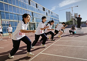 北京钱学森中学第六届田径运动会顺利举行