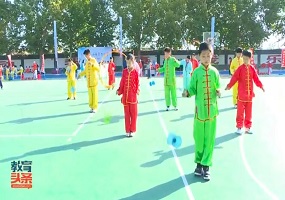 “大兴区第五届中小学生空竹比赛”在长子营二小成功举办