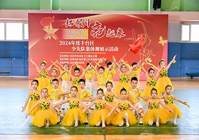 “红领巾亮起来-向阳起舞 快乐成长”丰台区少先队校园集体舞展示活动成功举办