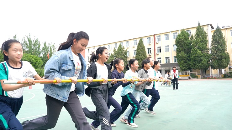 朝阳区垂杨柳中心小学劲松分校全员运动会盛大开幕