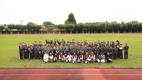 北京市新府学外国语学校高中部高考唯思学院军训结营仪式圆满举行