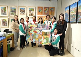 北京市朝阳区垂杨柳中心小学成功举办美术教育成果展