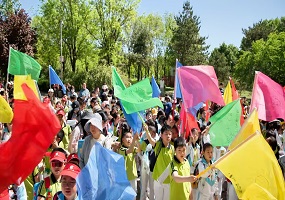 北京市海淀区双榆树中心小学园博园实践活动点燃青春活力