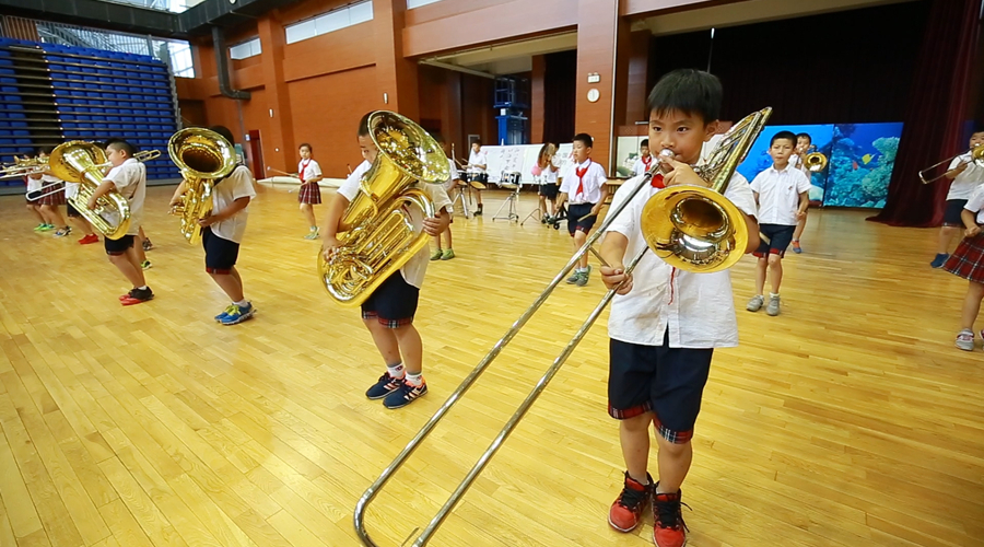 芙蓉小学蓉帆铜管乐团 培育国际化人才